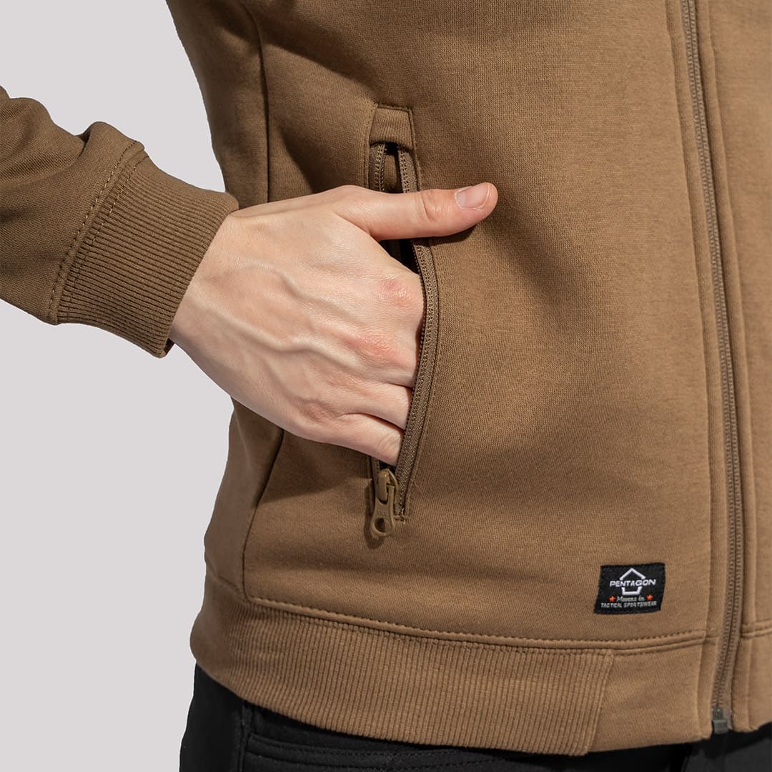 Hanorac Dama Aphrodite Womens Sweater | Coyote Pentagon Tactical - Confort și Funcționalitate pentru Femei Active