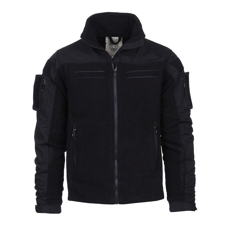 Hanorac Fleece Combat Fleece Vest Negru - Adaptabilitate Tactică Superioră