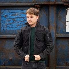 Hanorac Fleece Combat Fleece Vest Negru - Adaptabilitate Tactică Superioră