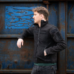 Hanorac Fleece Combat Fleece Vest Negru - Adaptabilitate Tactică Superioră