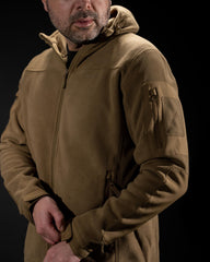 Hanorac Hercules 2.0 Fleece Jacket  Coyote Pentagon Tactical - Căldură și Funcționalitate în Medii Exigente