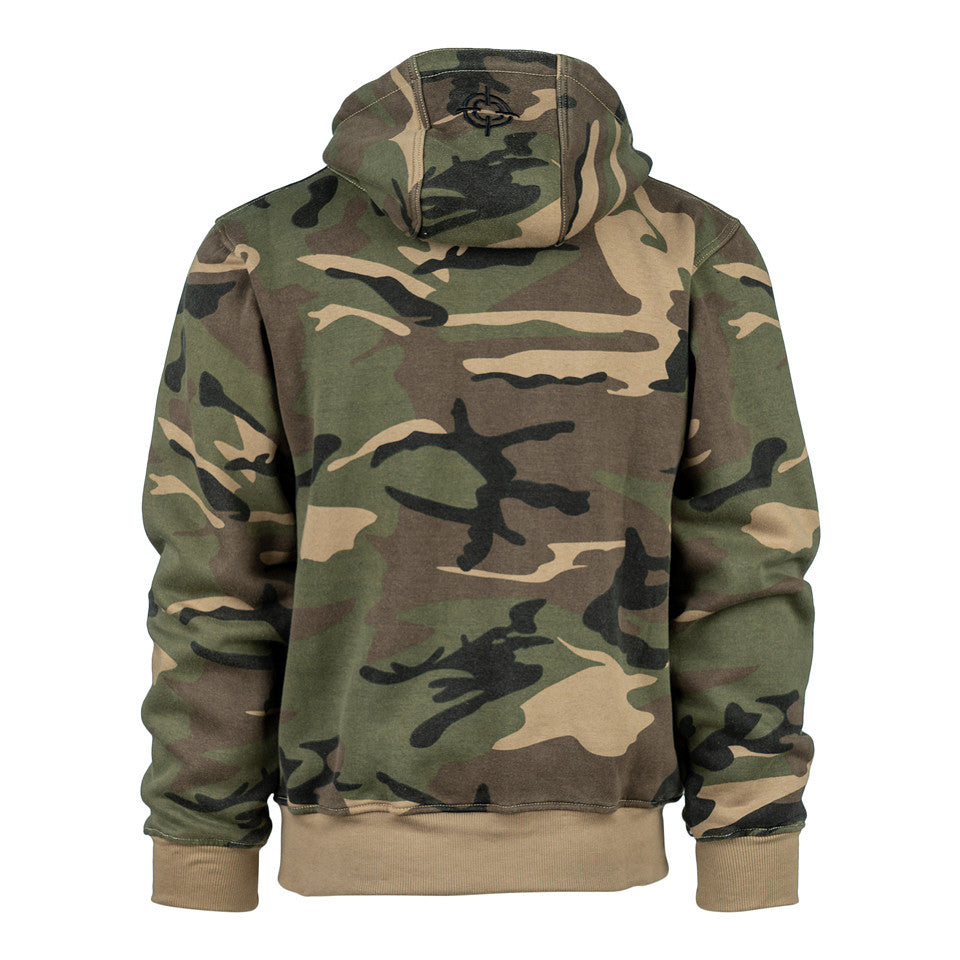 Hanorac Hoodie cu Fermoar Woodland Grad B - Performanță Tactică Accesibilă