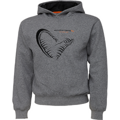 Hanorac Junior Savage Gear Jaw Grey Melange - Confort, Stil Pescuit - 1