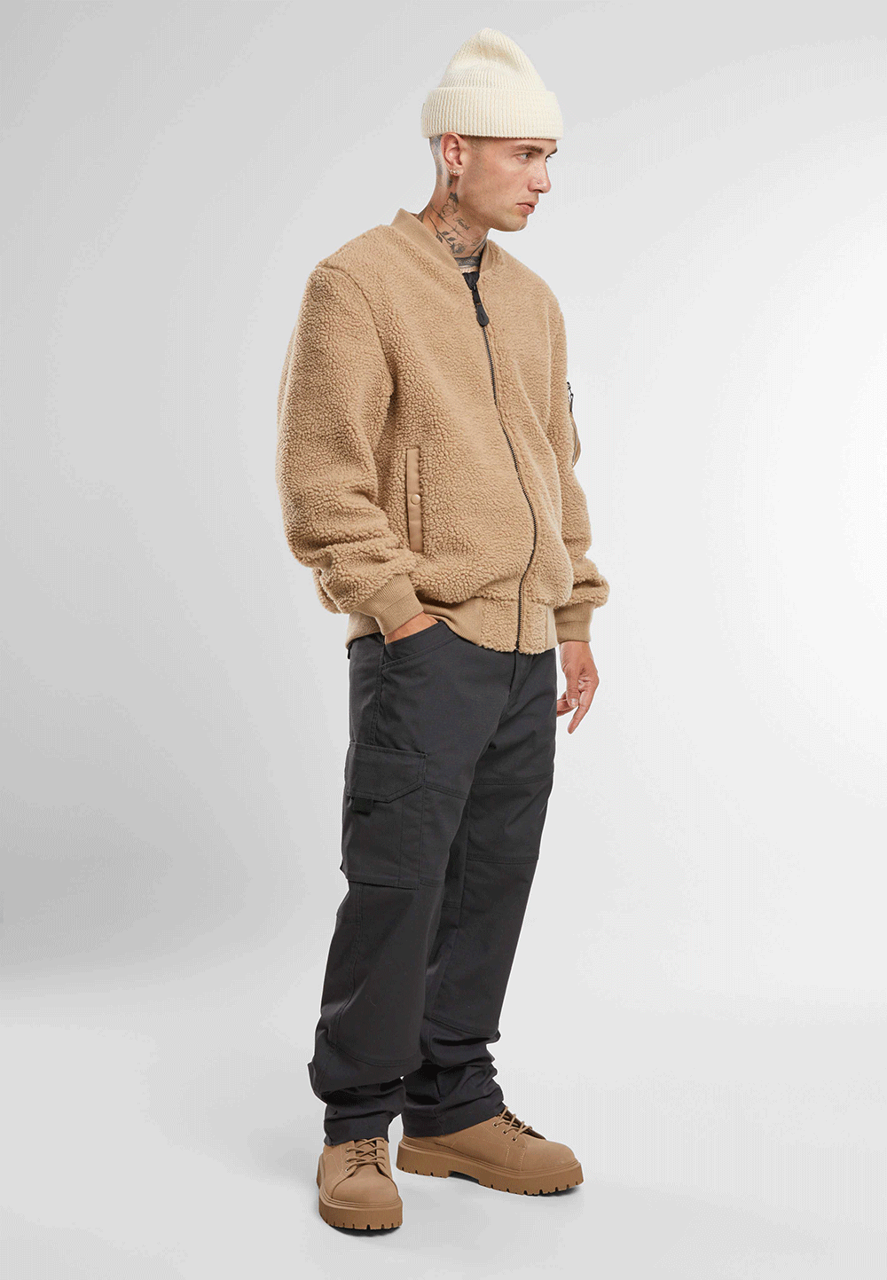 Hanorac MA1 Sherpa Camel Brandit - Caldura Esentiala