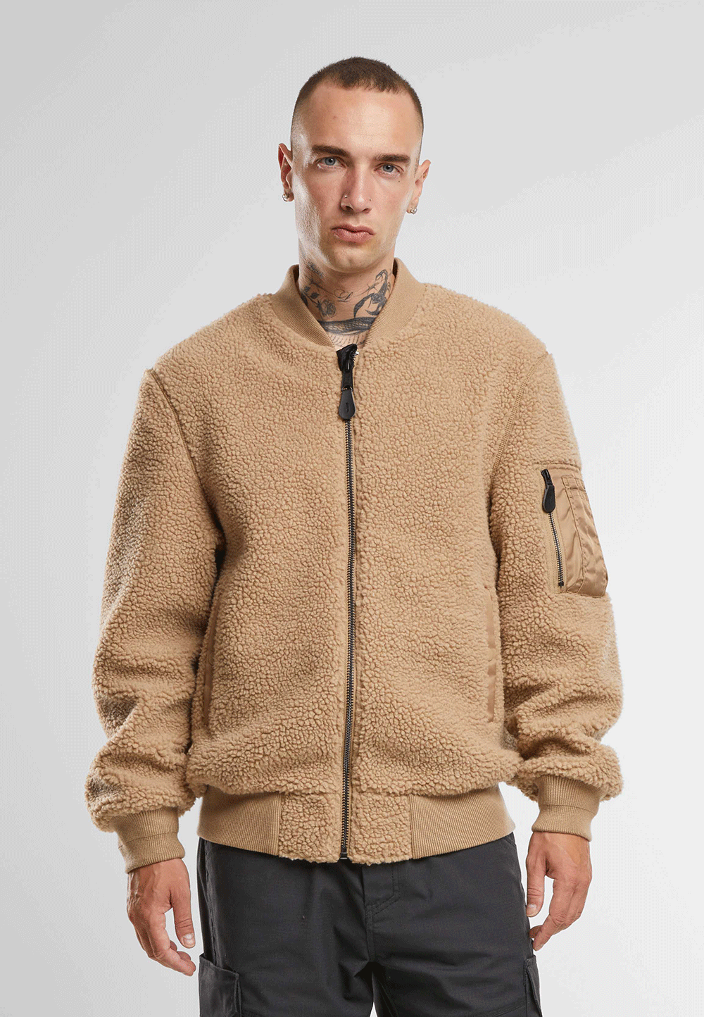 Hanorac MA1 Sherpa Camel Brandit - Caldura Esentiala