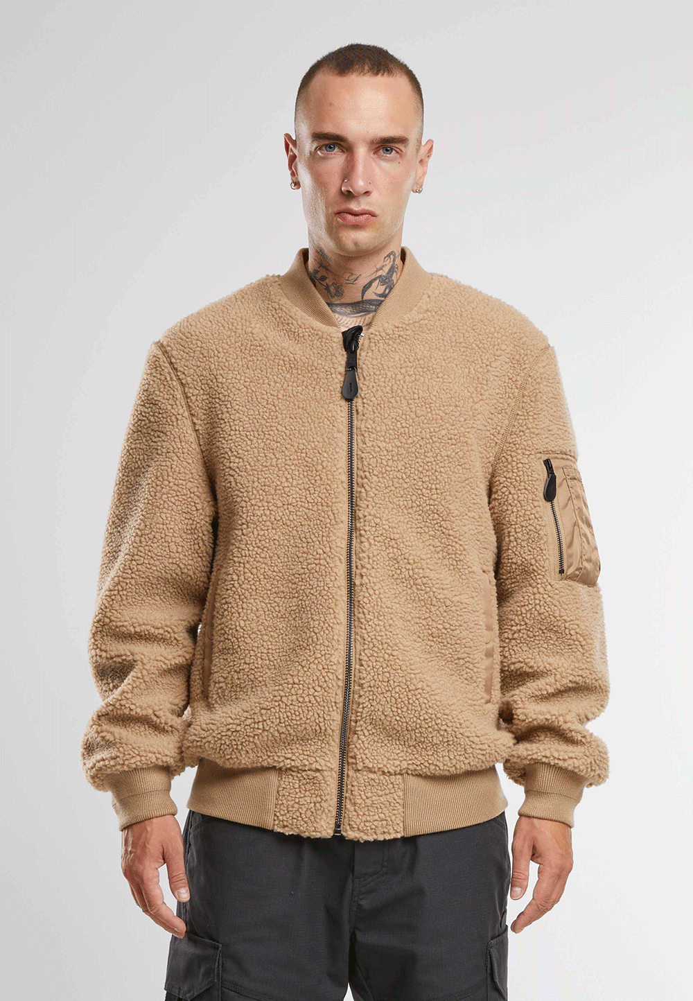 Hanorac MA1 Sherpa Camel Brandit - Caldura Esentiala