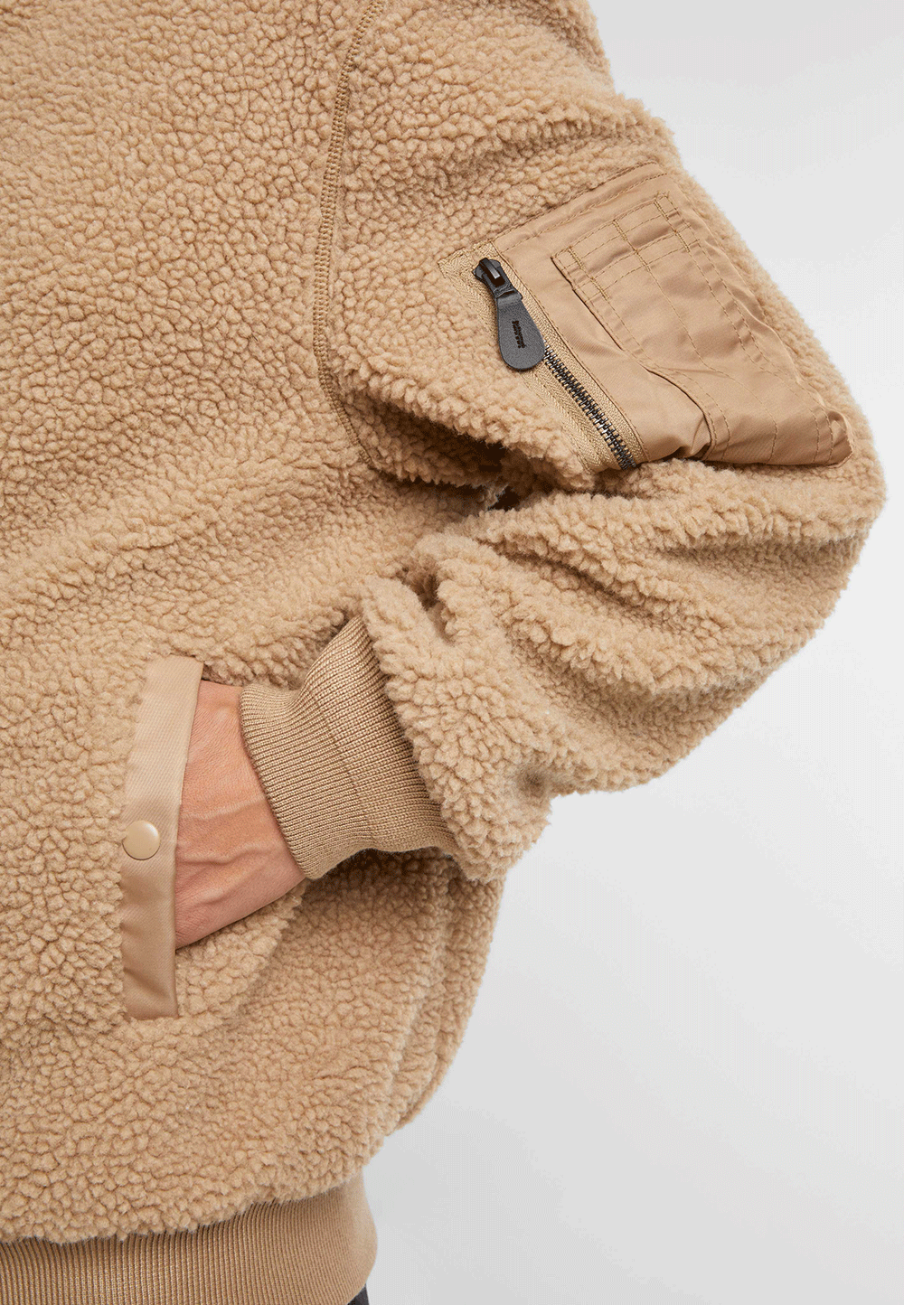 Hanorac MA1 Sherpa Camel Brandit - Caldura Esentiala