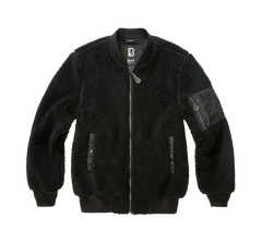 Hanorac MA1 Sherpa Negru Brandit - Caldura si Rezistenta