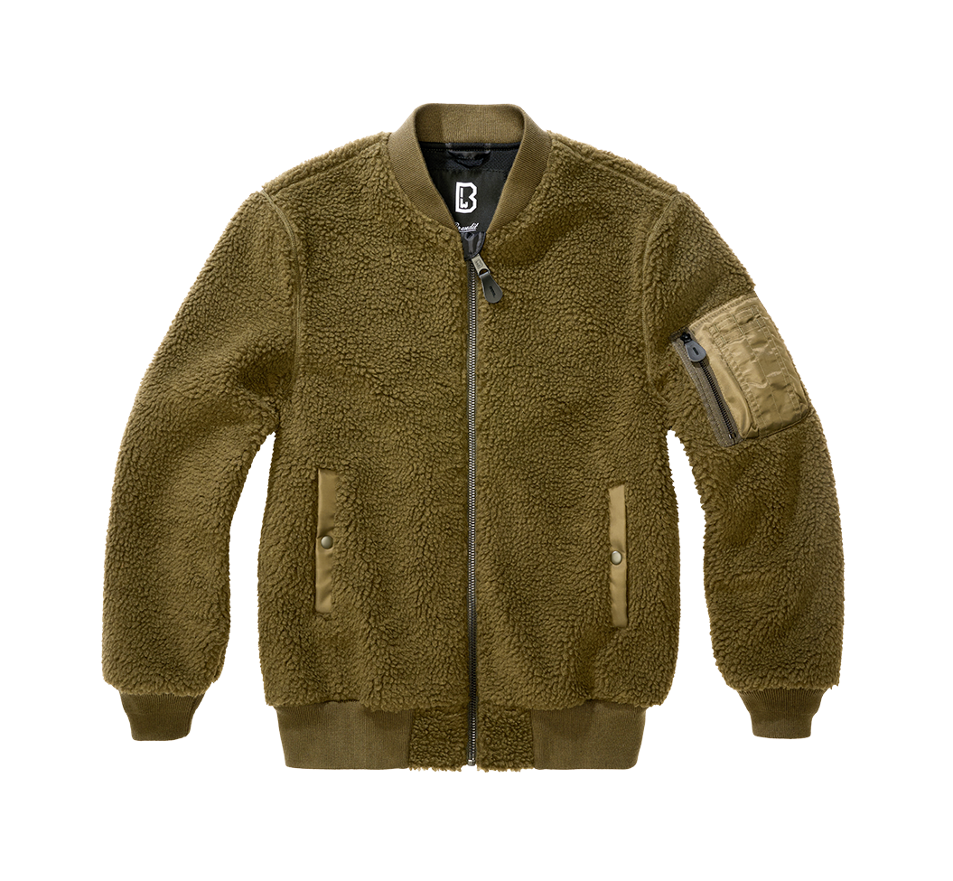 Hanorac MA1 Sherpa Olive Brandit - Caldura si Stil Urban