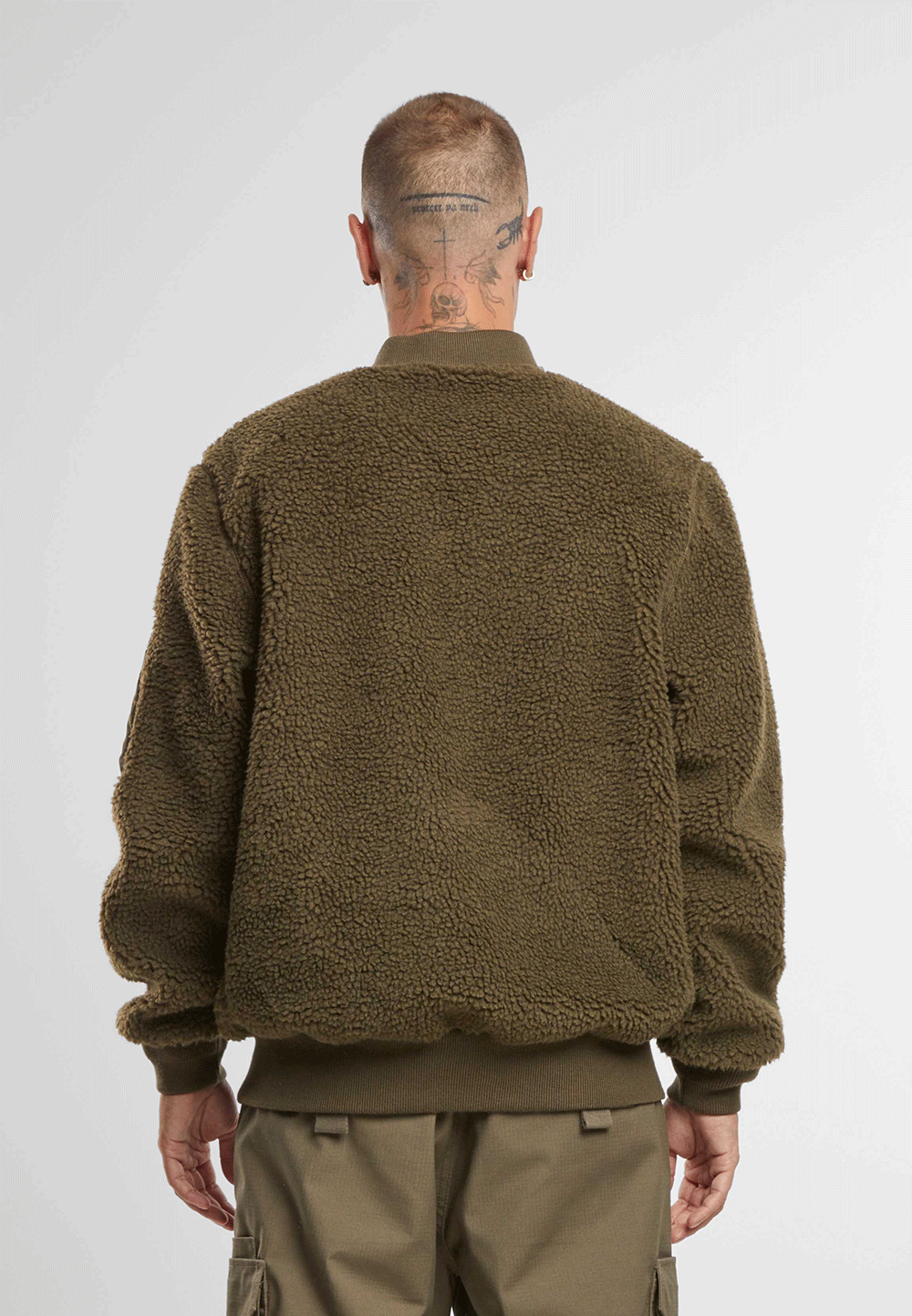 Hanorac MA1 Sherpa Olive Brandit - Caldura si Stil Urban