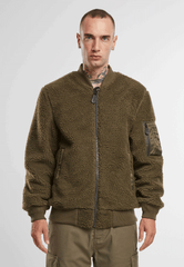 Hanorac MA1 Sherpa Olive Brandit - Caldura si Stil Urban