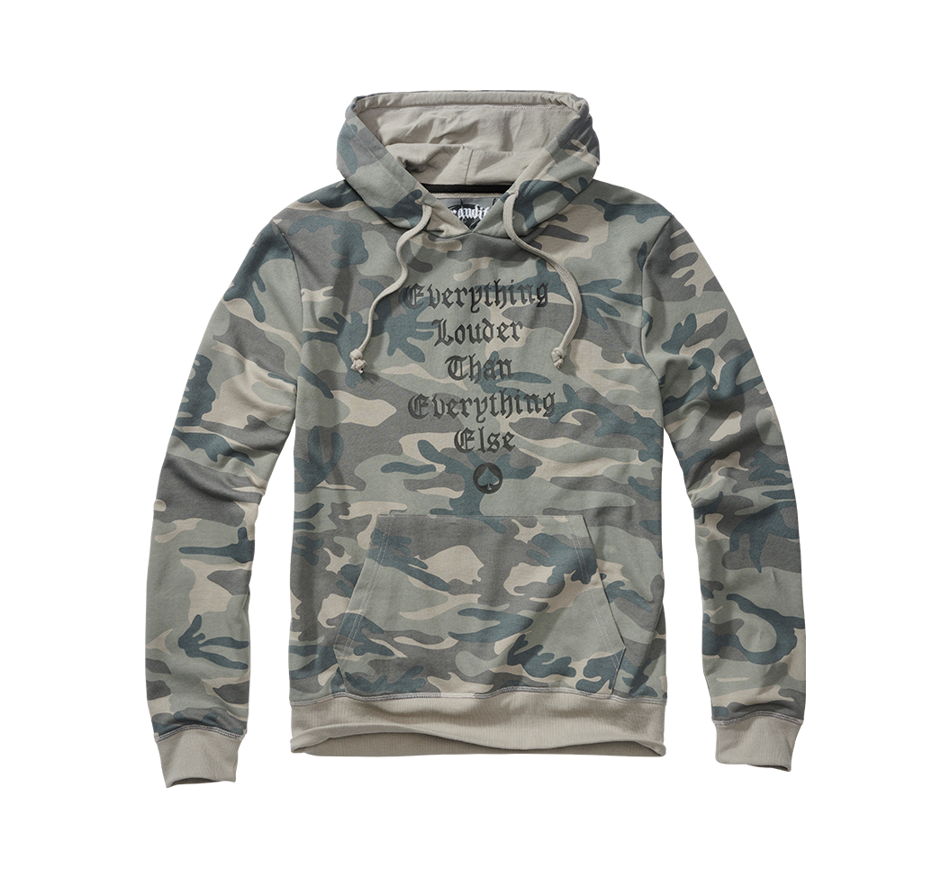 Hanorac Motörhead Sweat Hoody Grey Camo Brandit - Stil Autentic și Confort