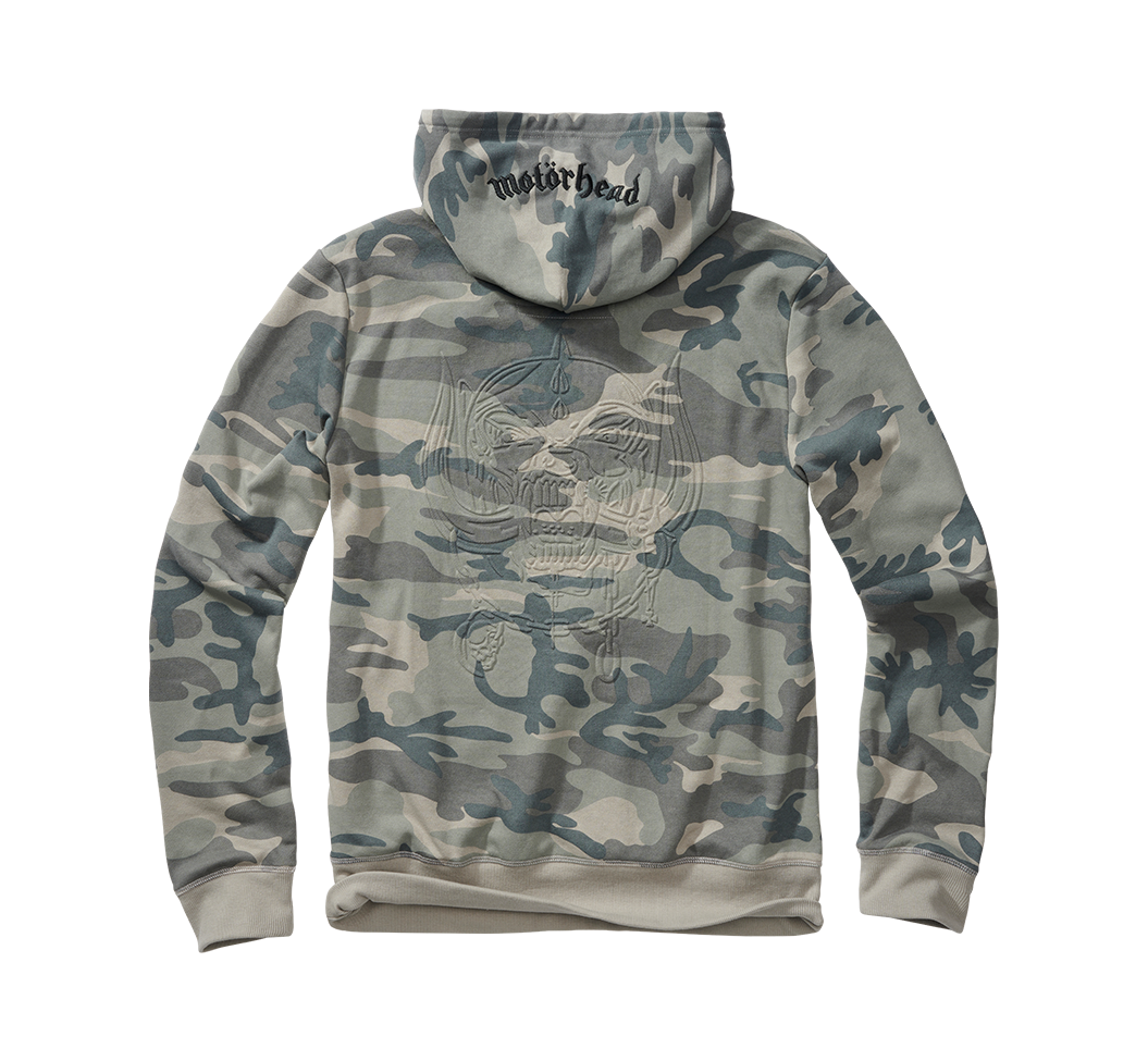 Hanorac Motörhead Sweat Hoody Grey Camo Brandit - Stil Autentic și Confort
