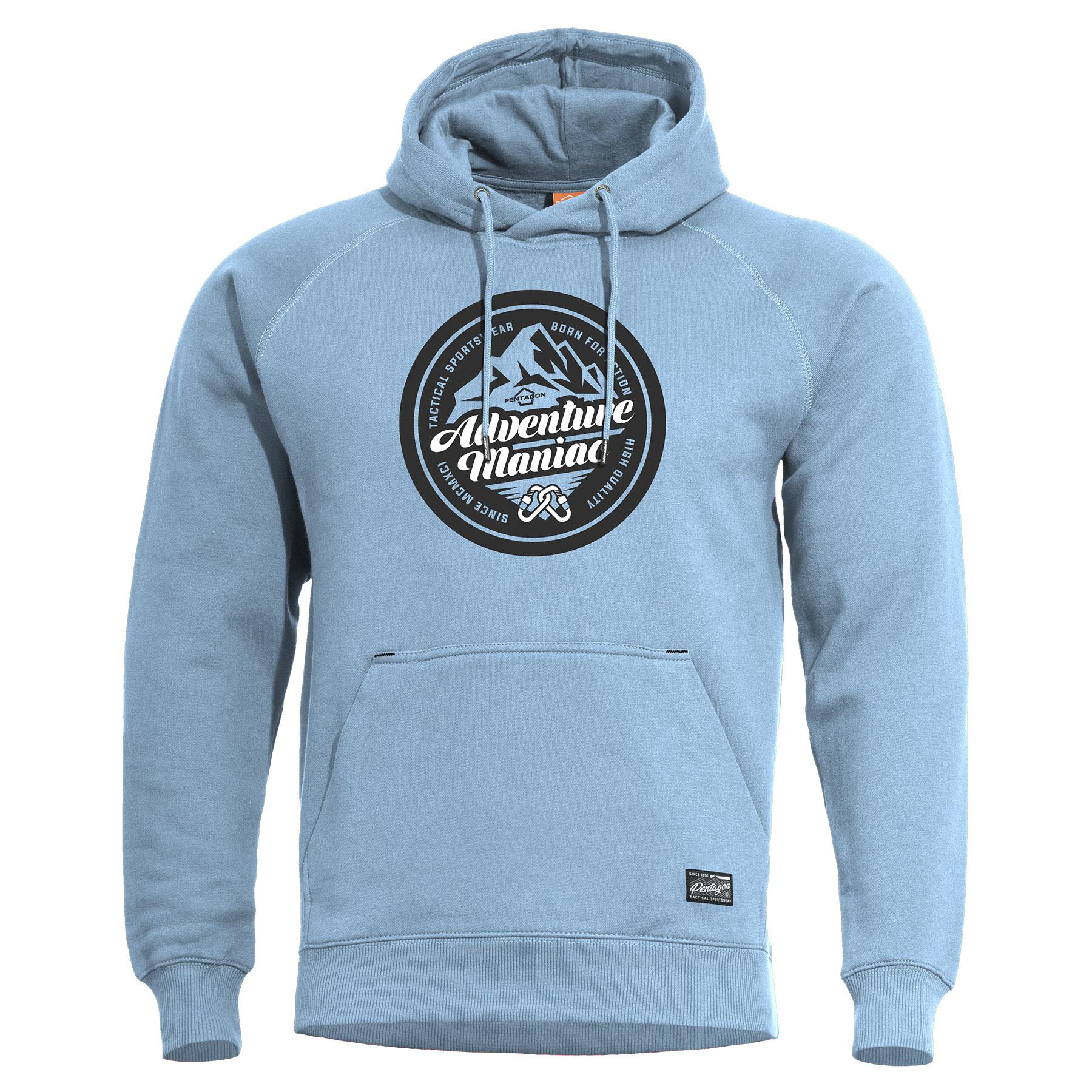 Hanorac Phaeton Hood Sweater | -Am Lagoon Blue Pentagon Tactical - Confort Urban și Funcționalitate Discretă