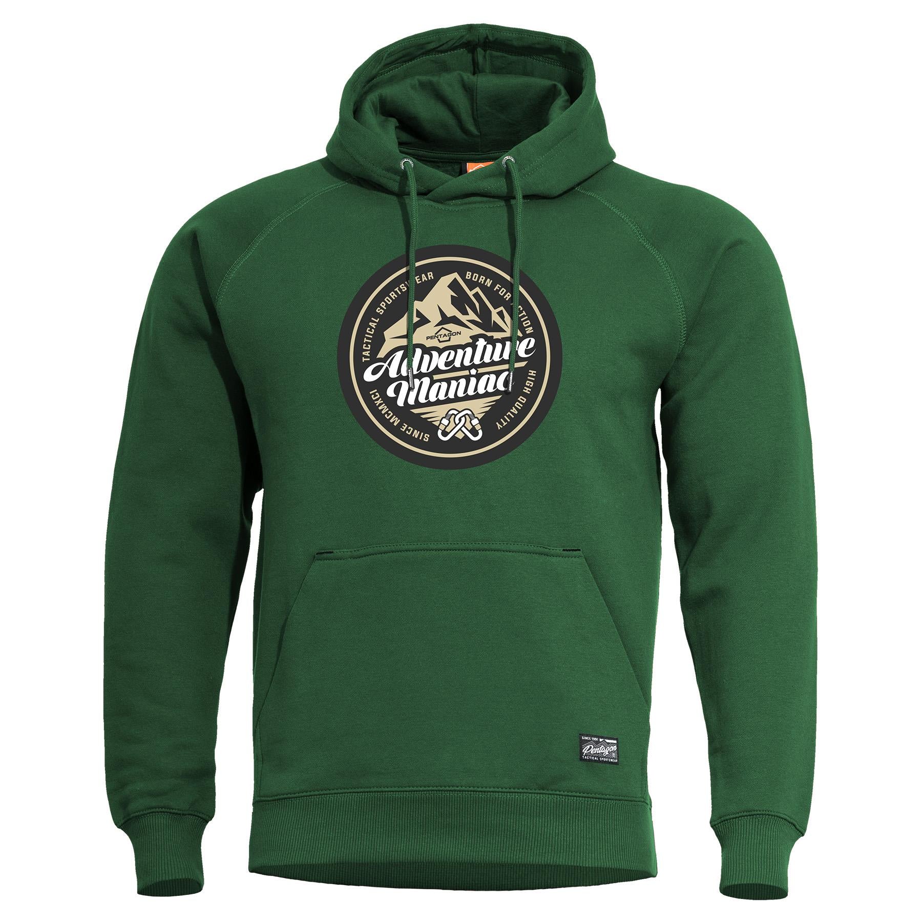 Hanorac Phaeton Hood Sweater | -Am Springbok Green Pentagon Tactical - Versatilitate și Discreție Urbană