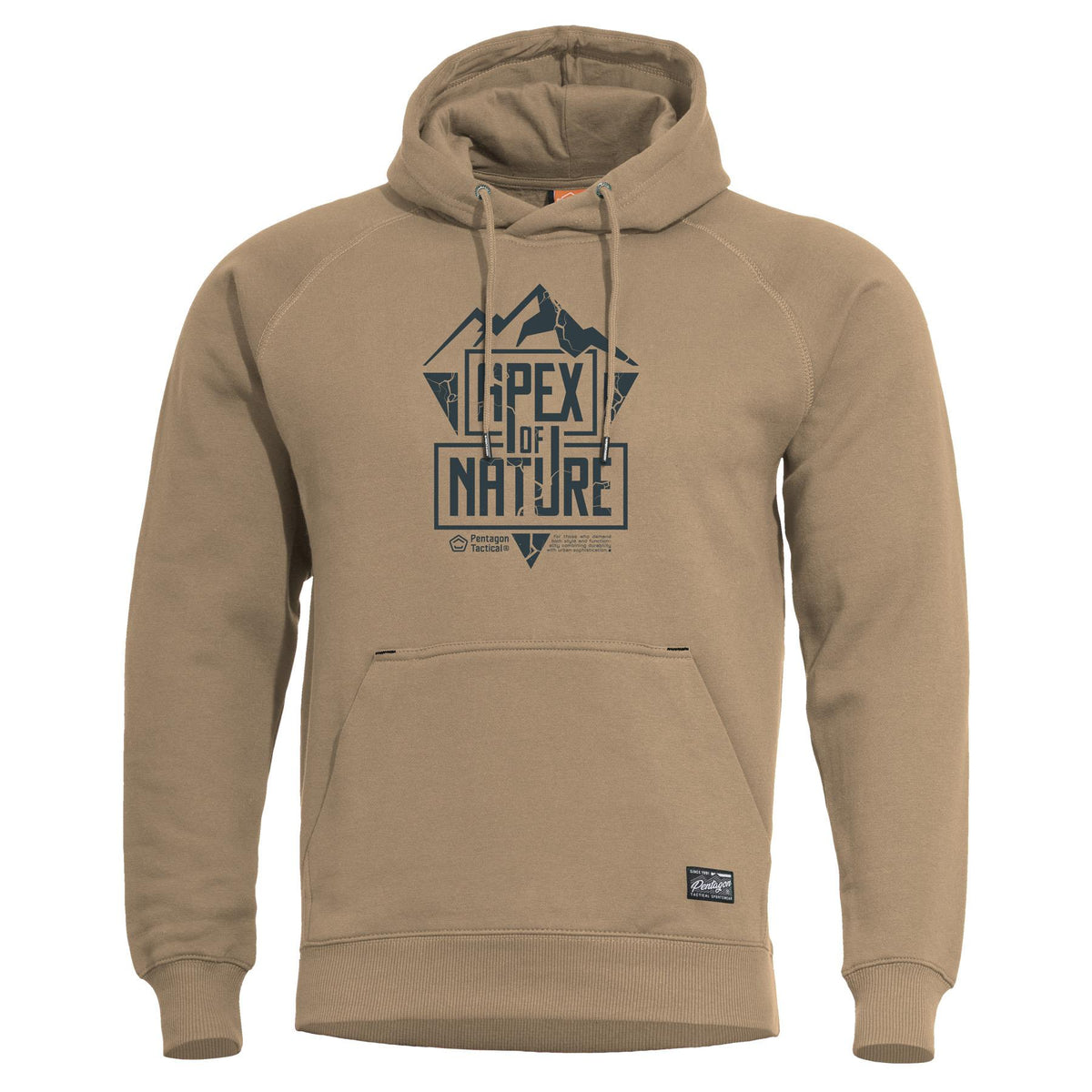 Hanorac Phaeton Hood Sweater "apex Of Nature" | -An Tan Brown Pentagon Tactical - Confort Casual și Funcționalitate Tactică