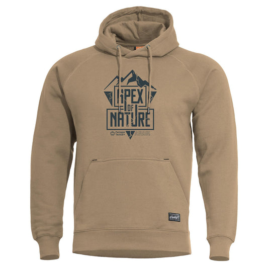Hanorac Phaeton Hood Sweater "apex Of Nature" | -An Tan Brown Pentagon Tactical - Confort Casual și Funcționalitate Tactică