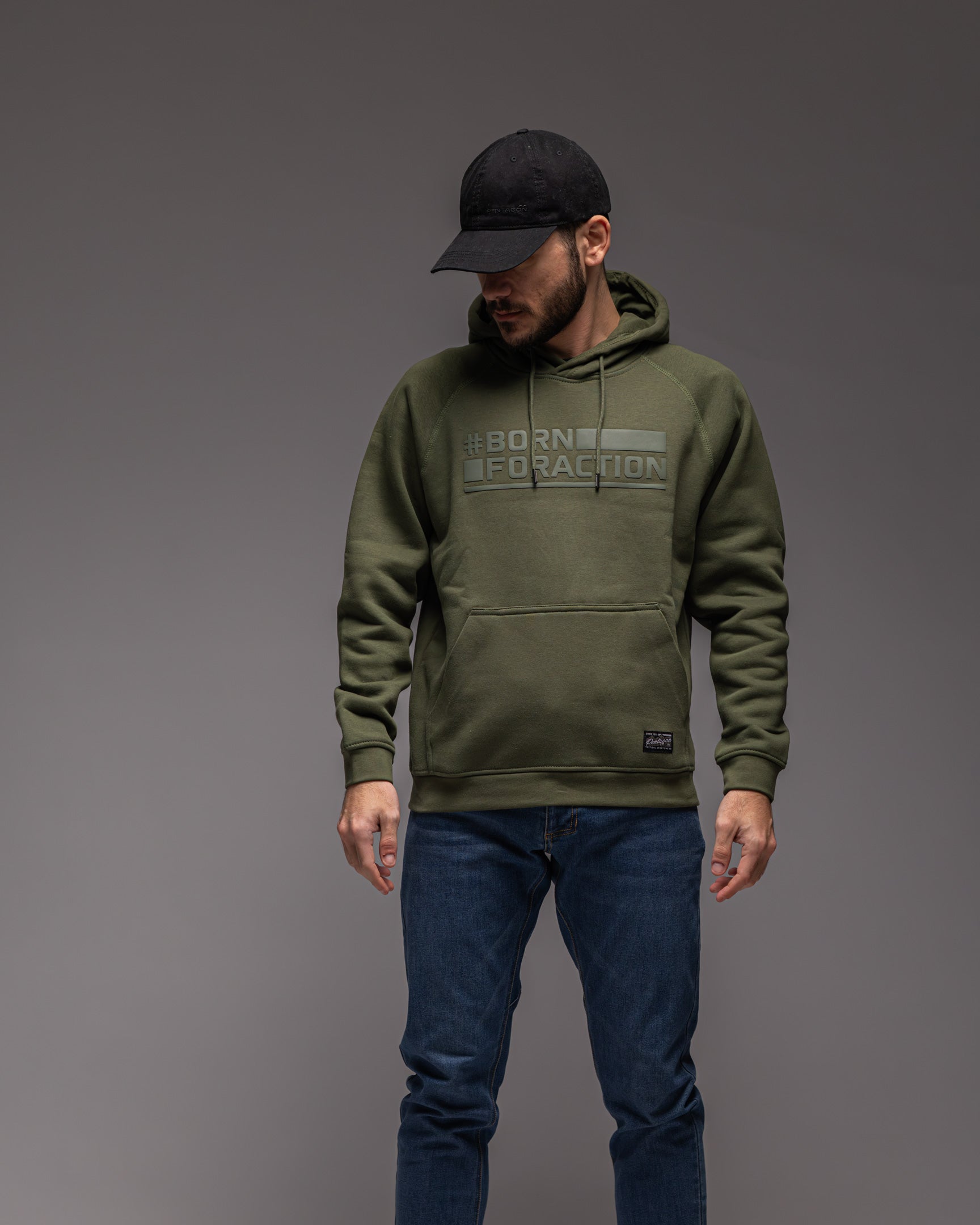 Hanorac Phaeton Hood Sweater | -Ba Camo Green Pentagon Tactical - Confort Casual și Funcționalitate Tactica