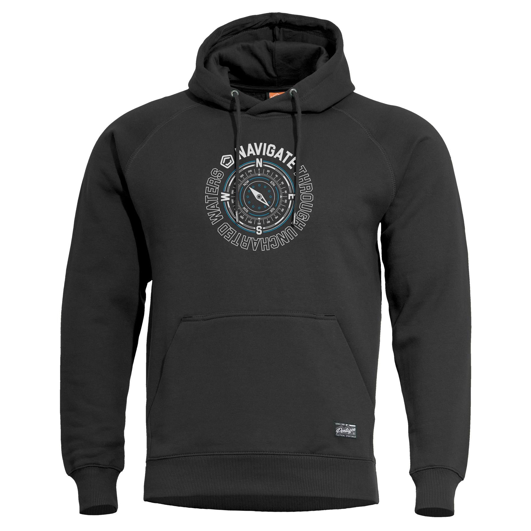 Hanorac Phaeton Hood Sweater "navigate" | -Na Black Pentagon Tactical - Confort Discret și Adaptabilitate Tactică