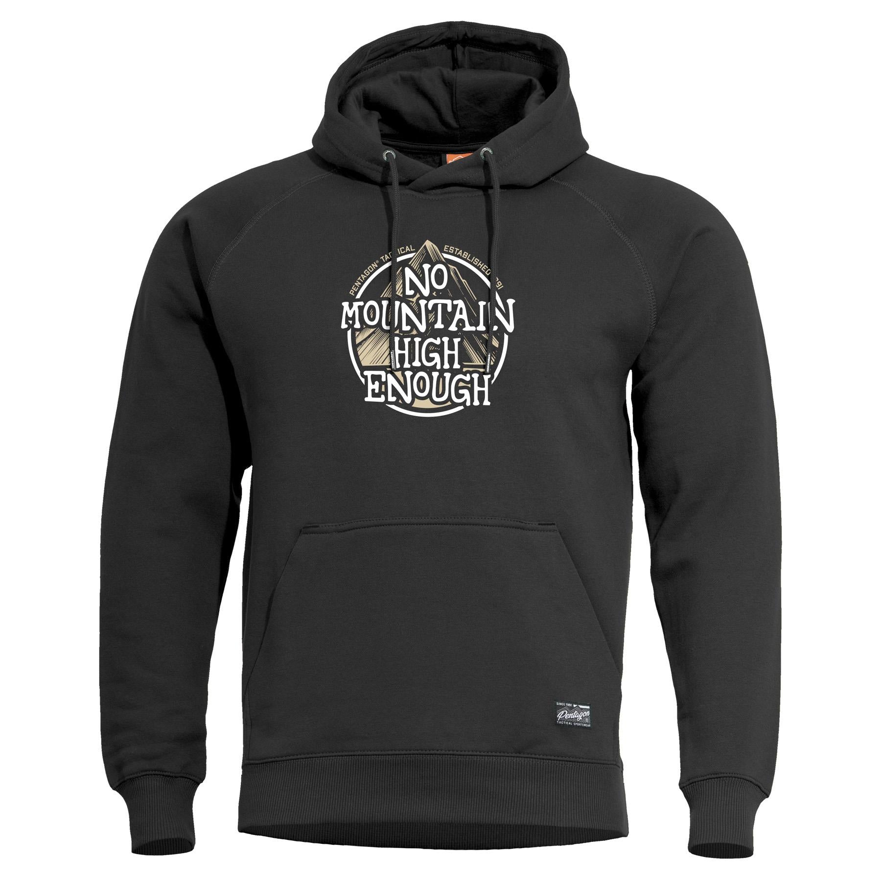 Hanorac Phaeton Hood Sweater "no Mountain" | -Nm Black Pentagon Tactical - Stil Urban și Adaptabilitate Tactică