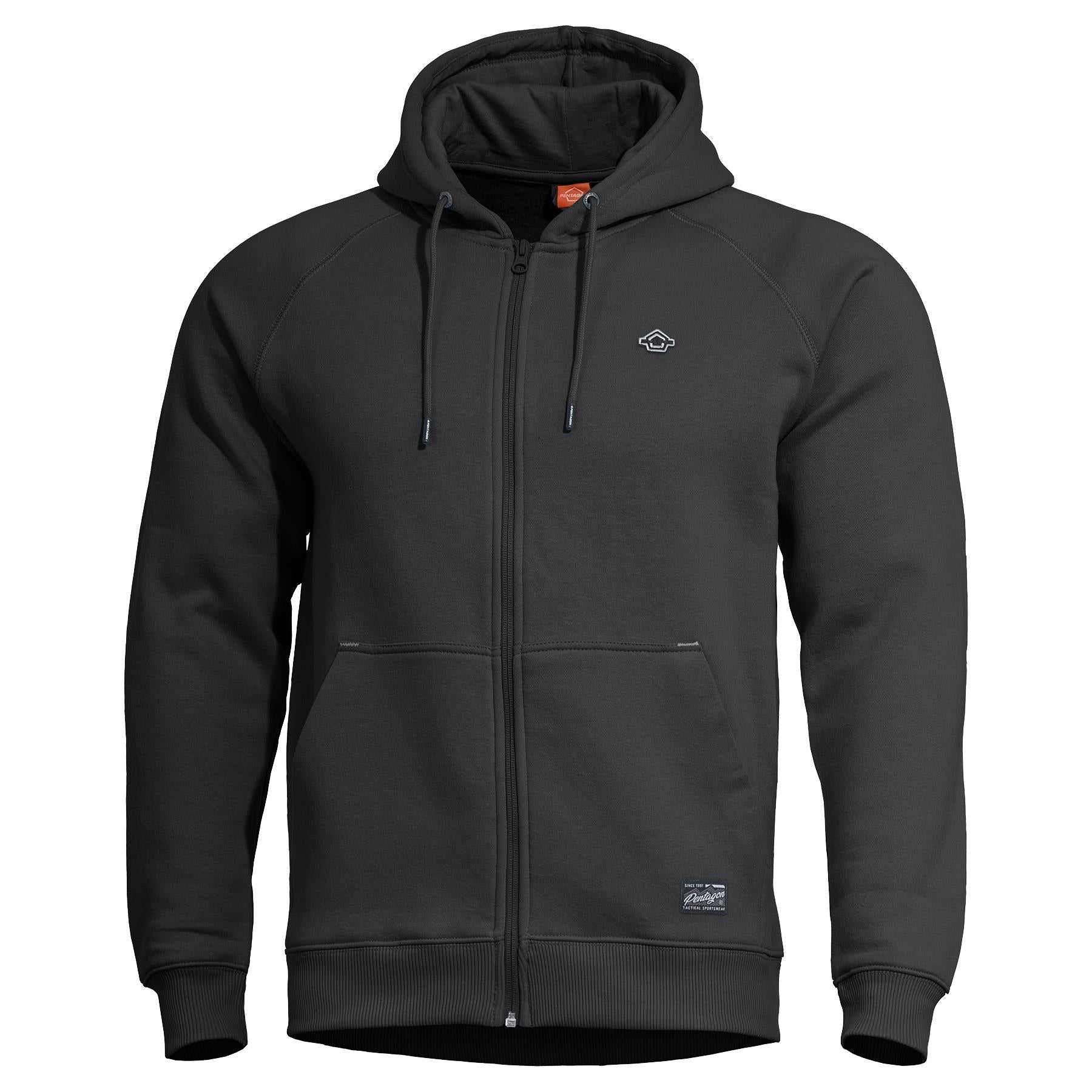 Hanorac Phaeton Hood Zip Sweater | -Zip Black Pentagon Tactical - Versatilitate Urbană și Tactică
