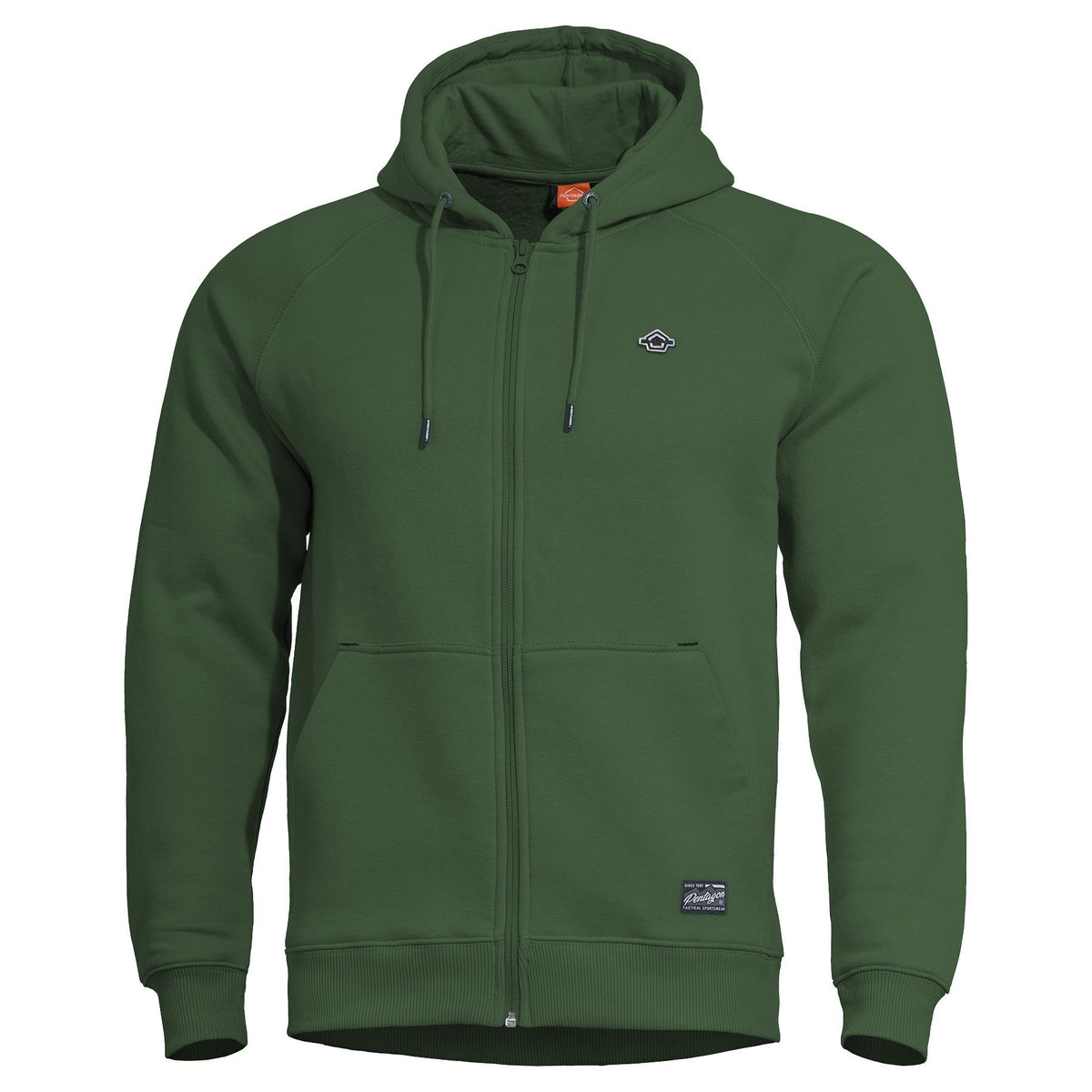 Hanorac Phaeton Hood Zip Sweater | -Zip Springbok Green Pentagon Tactical - Confort Discret și Funcționalitate Adaptabilă