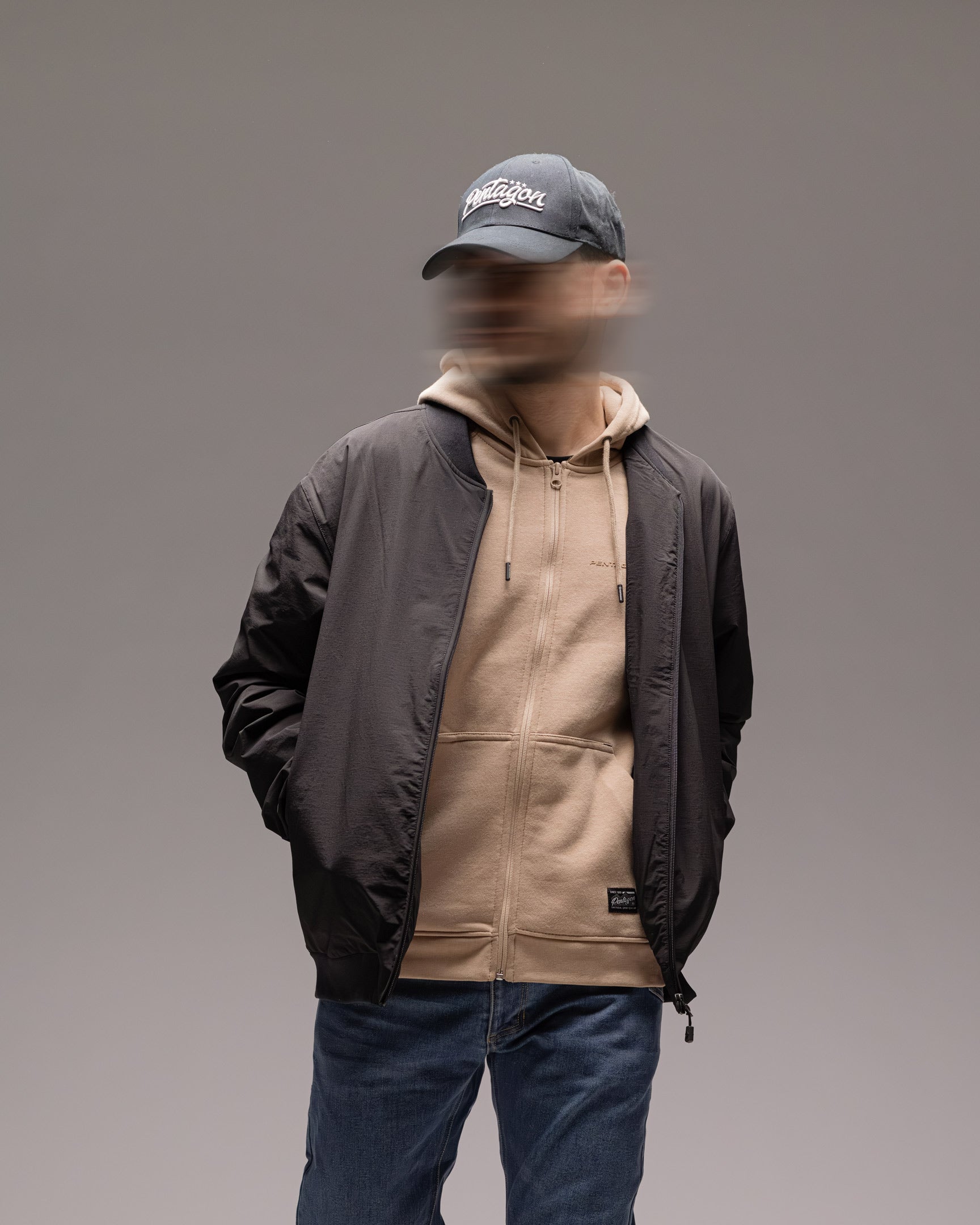Hanorac Phaeton Hood Zip Sweater | -Zip Tan Brown Pentagon Tactical - Discreție și Versatilitate Urbană