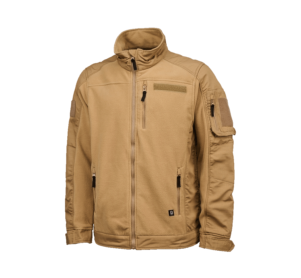 Hanorac Polar Ripstop Camel Brandit - Caldura si Mobilitate