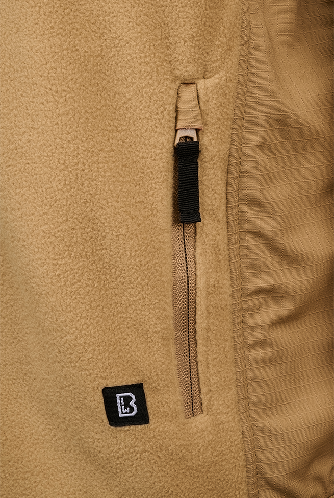 Hanorac Polar Ripstop Camel Brandit - Caldura si Mobilitate