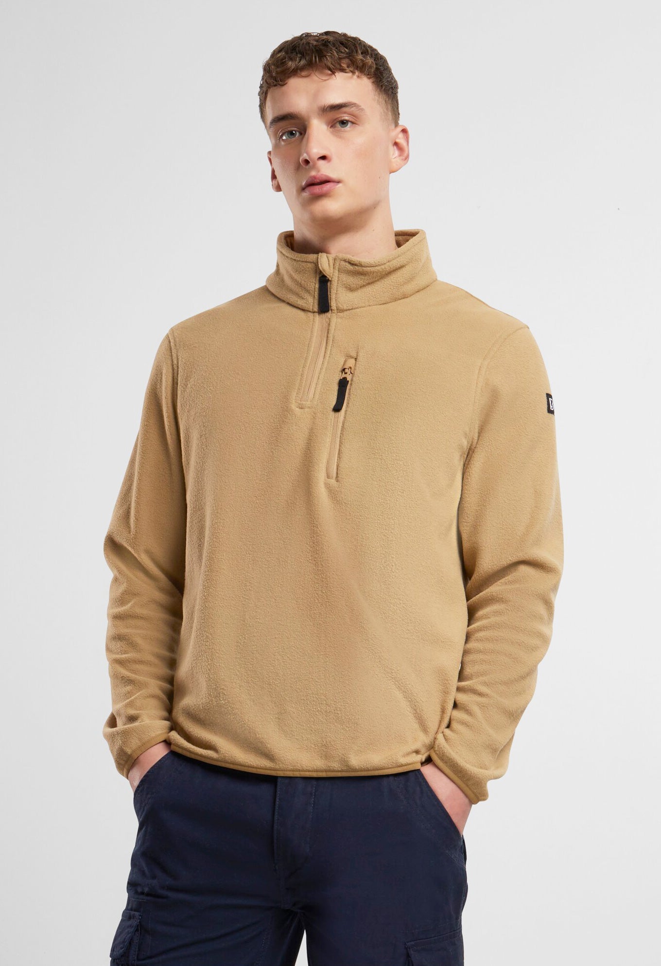 Hanorac Polar Troyer Camel Brandit - Caldura si Mobilitate