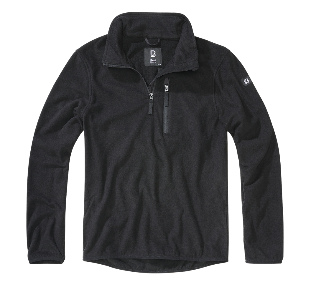 Hanorac Polar Troyer Negru Brandit - Caldura si Confort Tactic
