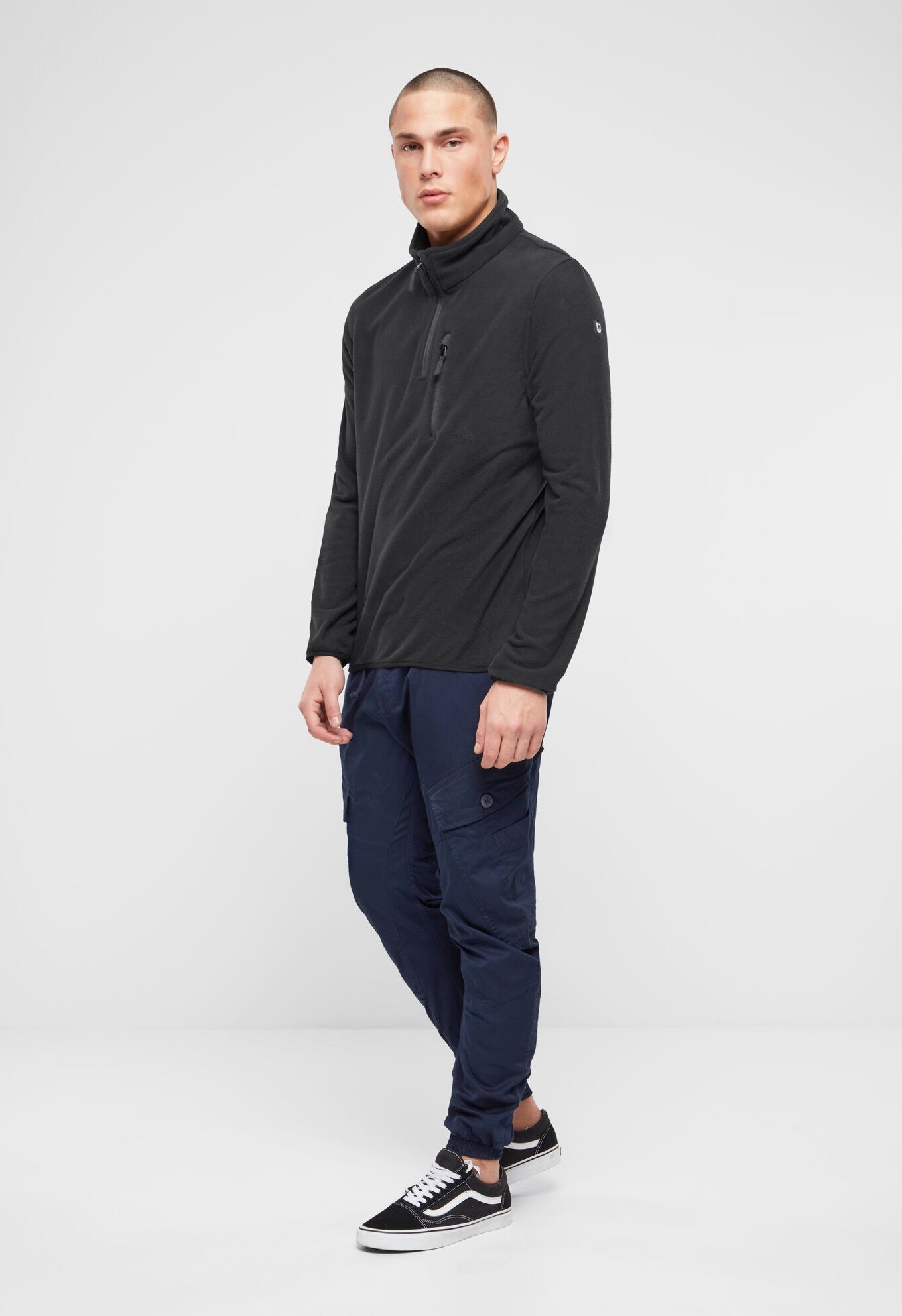 Hanorac Polar Troyer Negru Brandit - Caldura si Confort Tactic