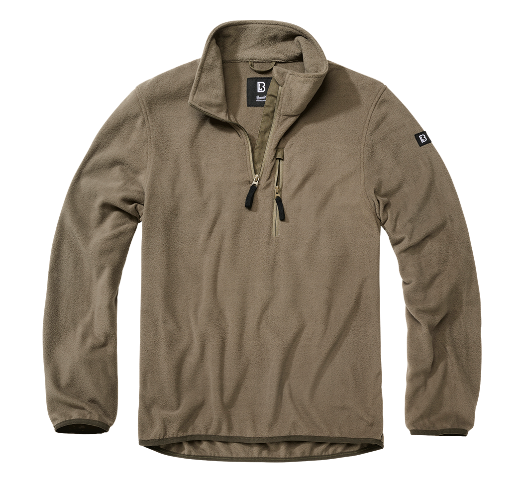 Hanorac Polar Troyer Olive Brandit - Caldura si Mobilitate