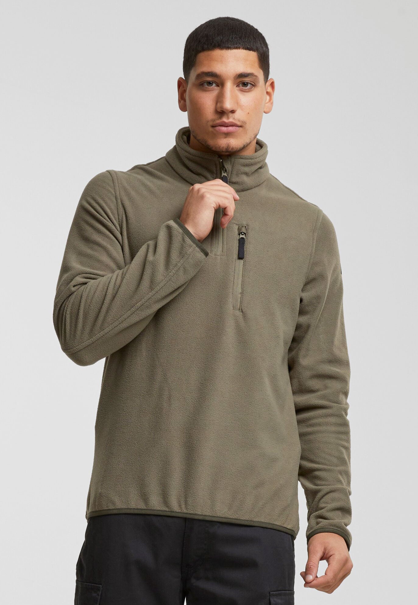 Hanorac Polar Troyer Olive Brandit - Caldura si Mobilitate