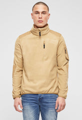 Hanorac Polar Troyer Ripstop Camel Brandit - Caldura si Rezistenta
