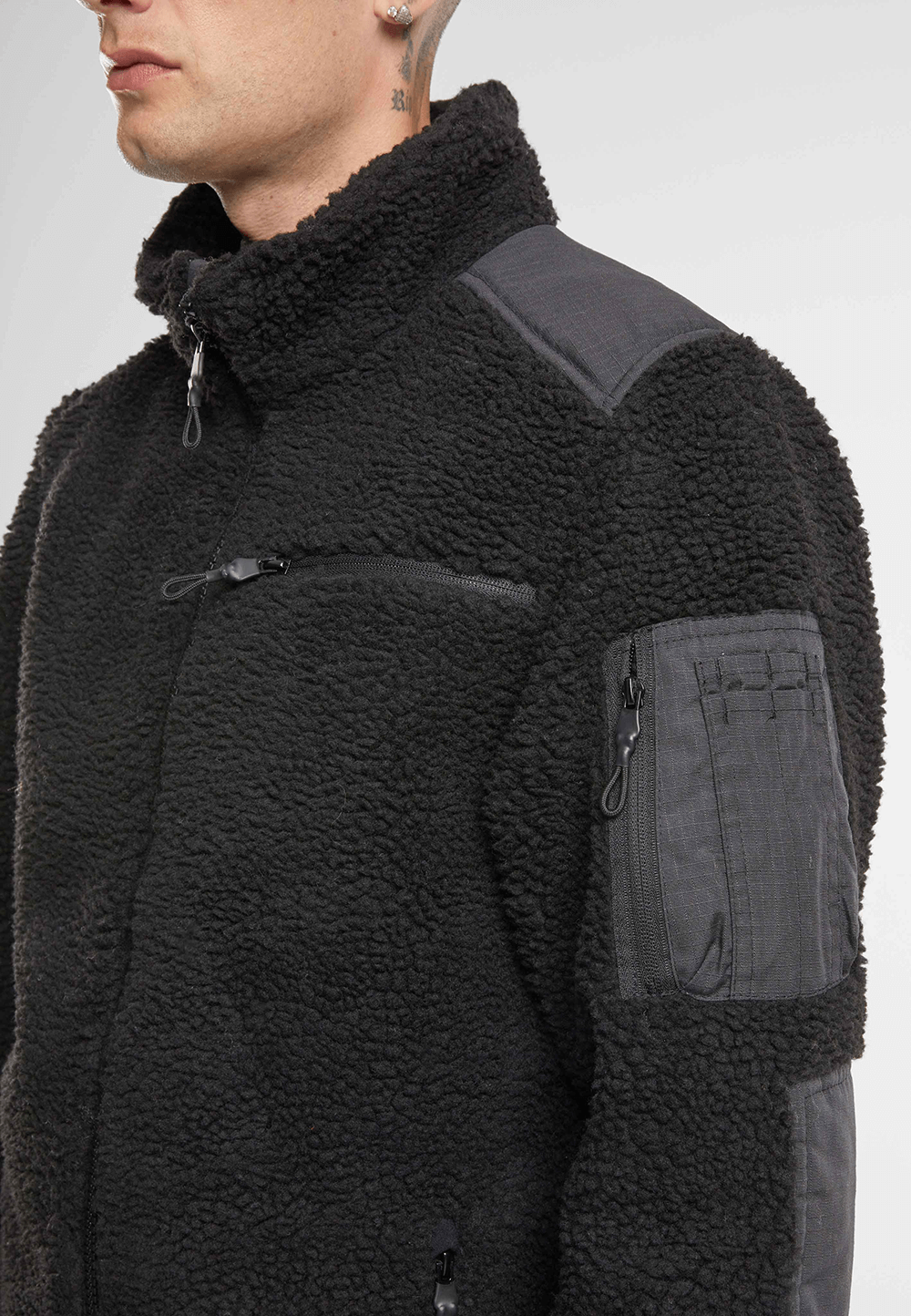 Hanorac Ramble Teddyfleece Negru Brandit - Caldura si Mobilitate
