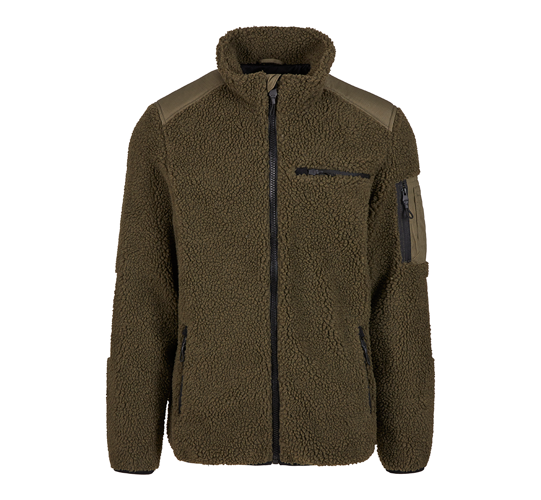 Hanorac Ramble Teddyfleece Olive Brandit - Caldura si Confort