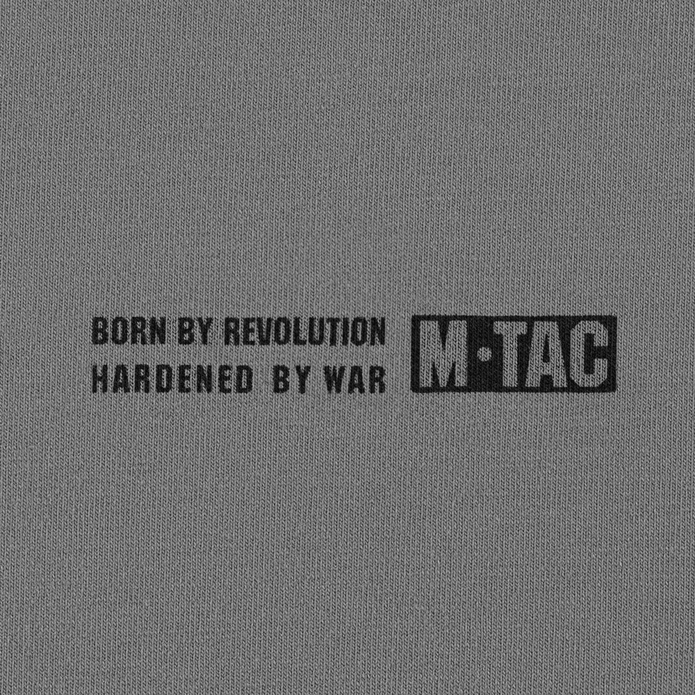 Hanorac Born by Revolution M-Tac Gri Deschis – 77% Bumbac, Croială Anatomică - poza 6