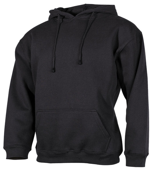 Hanorac Sweatshirt cu Glugă Negru MFH - 340 g/m², 60% Bumbac