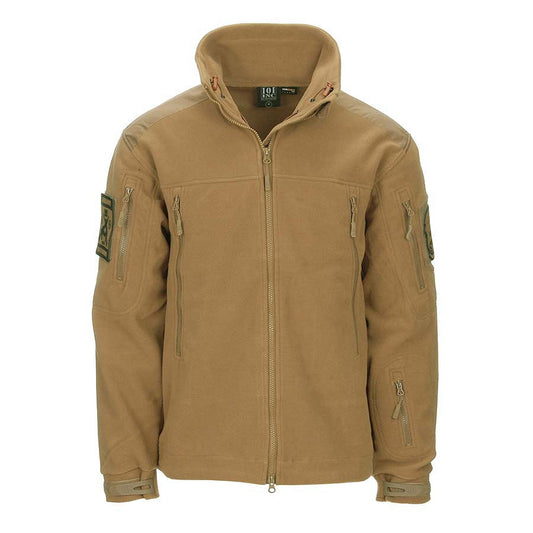 Hanorac Tactică Heavy Duty Fleece Coyote - Rezistență și Versatilitate Maximă