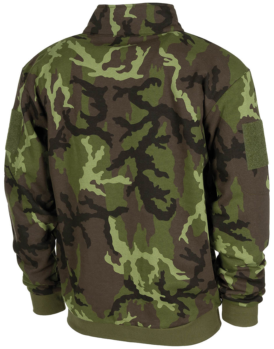 Hanorac Tactical M 95 CZ Camo MFH - Fermoar frontal, Buzunare brațe