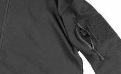 Hanorac Tactical Negru MFH - Fermoar Frontal, Buzunare Braț