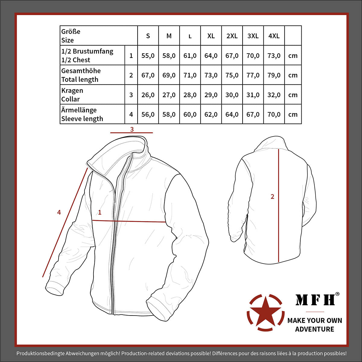 Hanorac Tactical Oliv MFH - Fermoar frontal, Buzunare braț