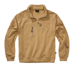 Hanorac Tactical Sweat Troyer Camel Brandit - Caldura si Rezistenta