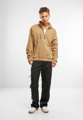 Hanorac Tactical Sweat Troyer Camel Brandit - Caldura si Rezistenta