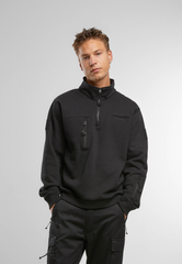 Hanorac Tactical Sweat Troyer Negru Brandit - Caldura si Mobilitate Optima