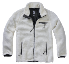 Hanorac Teddyfleece Alb Brandit - Caldura Premium