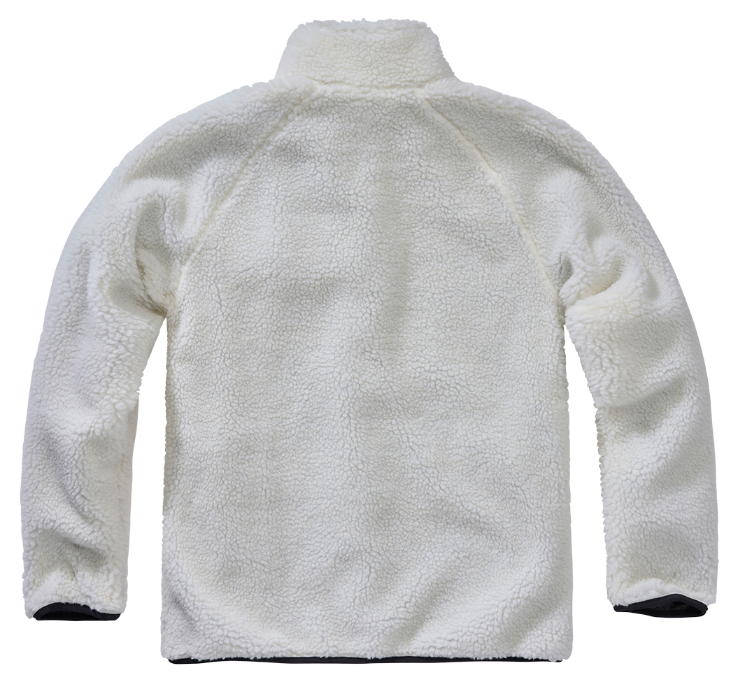 Hanorac Teddyfleece Alb Brandit - Caldura Premium