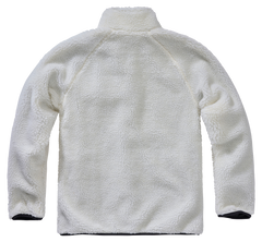 Hanorac Teddyfleece Alb Brandit - Caldura Premium
