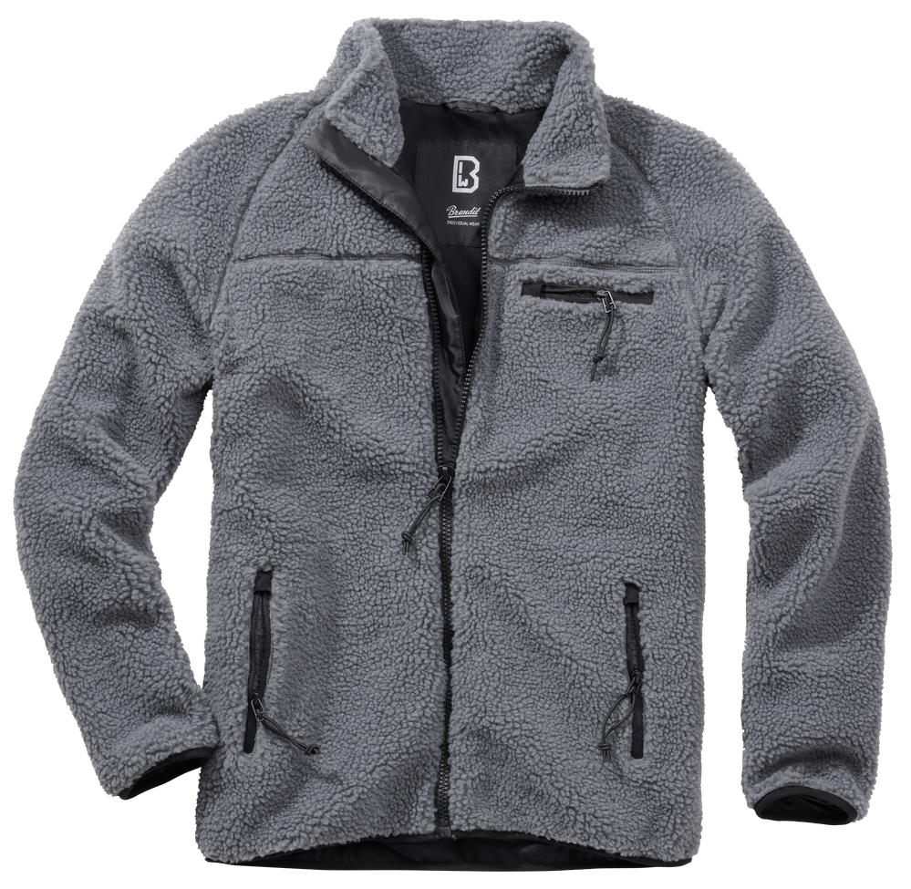 Hanorac Teddyfleece Anthracite Brandit - Caldura si Stil